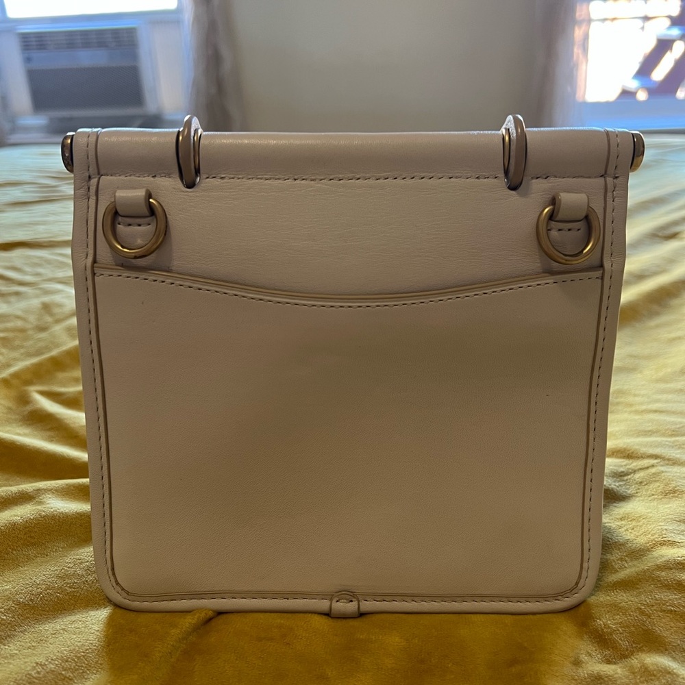 Coach Ivory Leather Satchel - Picture 5 of 9